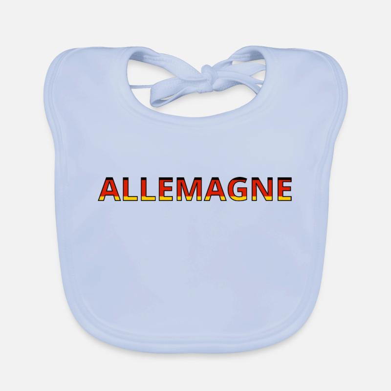 Drapeau Allemagne Bavoir bio Bébé