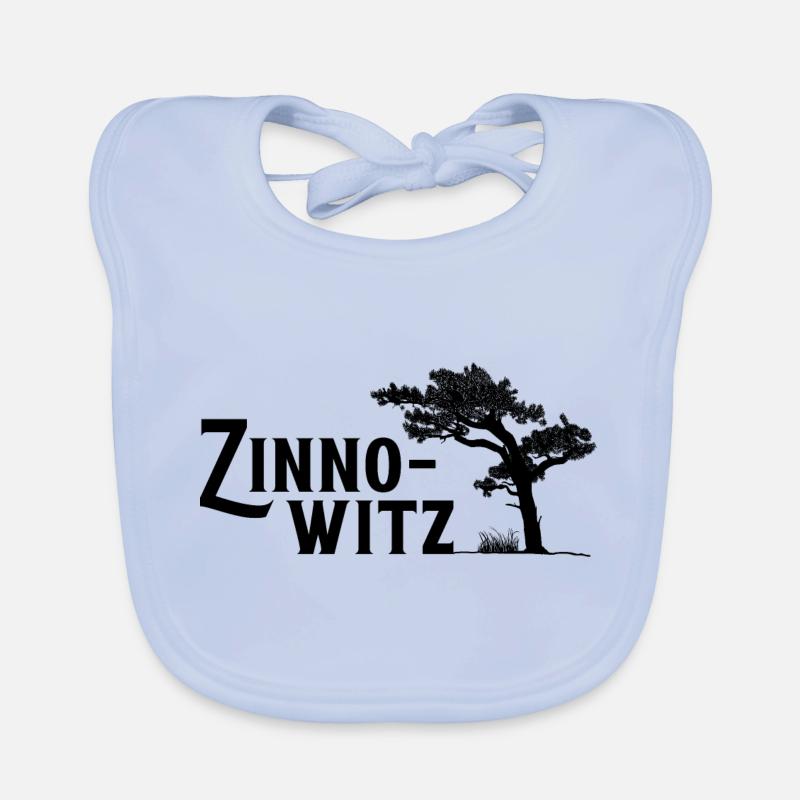 Zinnowitz, Perle der Ostsee - Baby Bio-Lätzchen - sky Blue