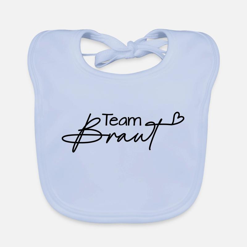 Team Bride Organic Baby Bibs