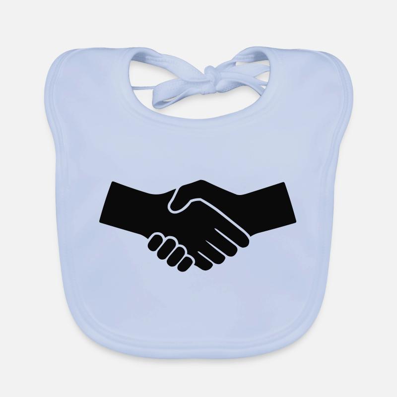 Hands Symbol Organic Baby Bibs