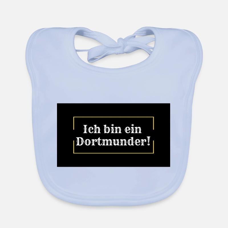 Dortmund 1# - Baby Bio-Lätzchen - sky Blue