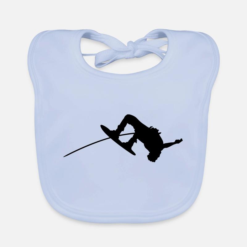 wakeboarding Organic Baby Bibs