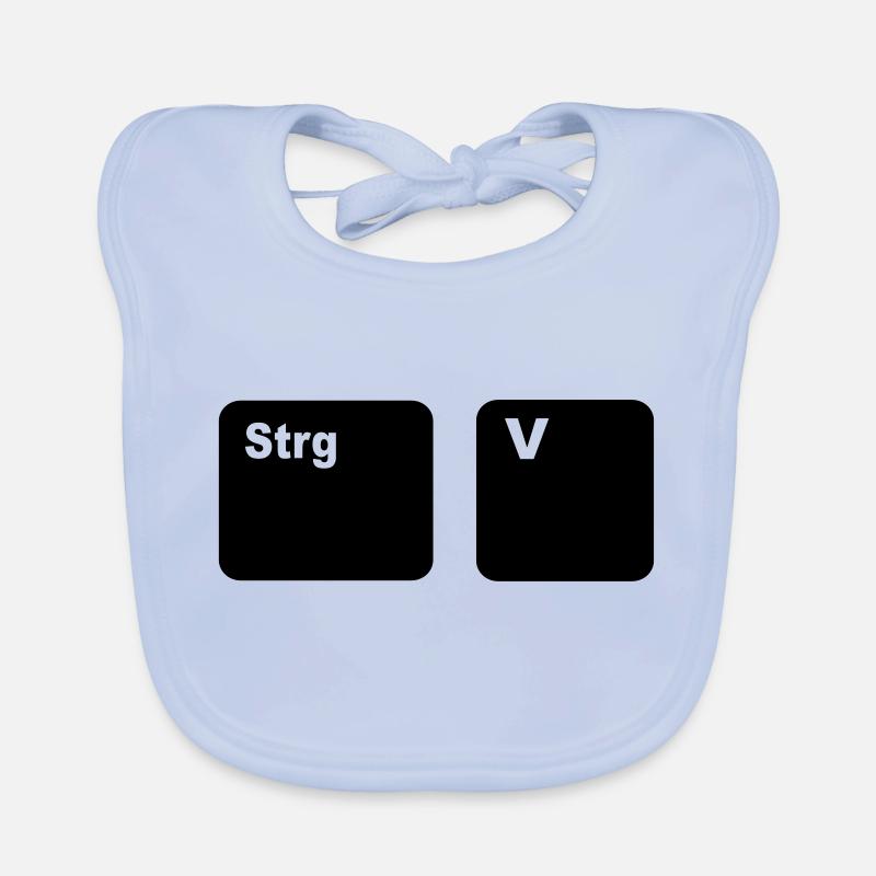 Strg + V Copy and Paste Baby Bio-Lätzchen