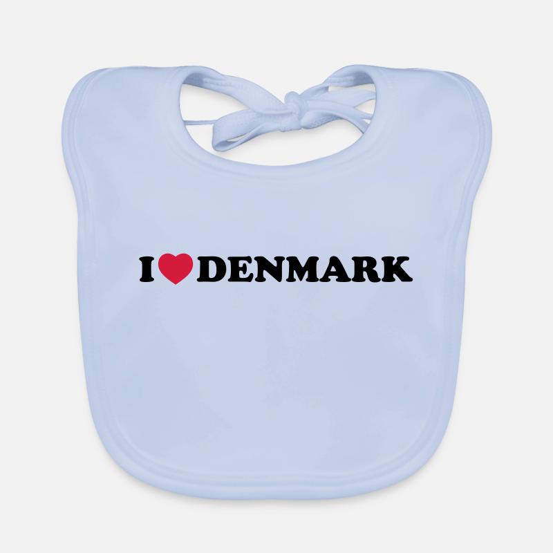 I love Denmark Baby Bio-Lätzchen