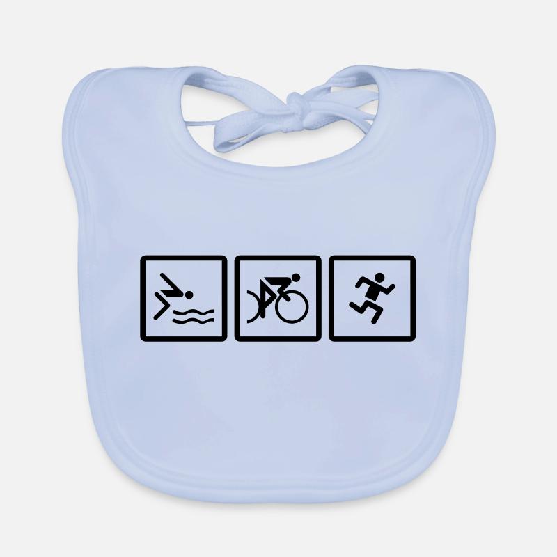 triathlon triatlon Bavoir bio Bébé