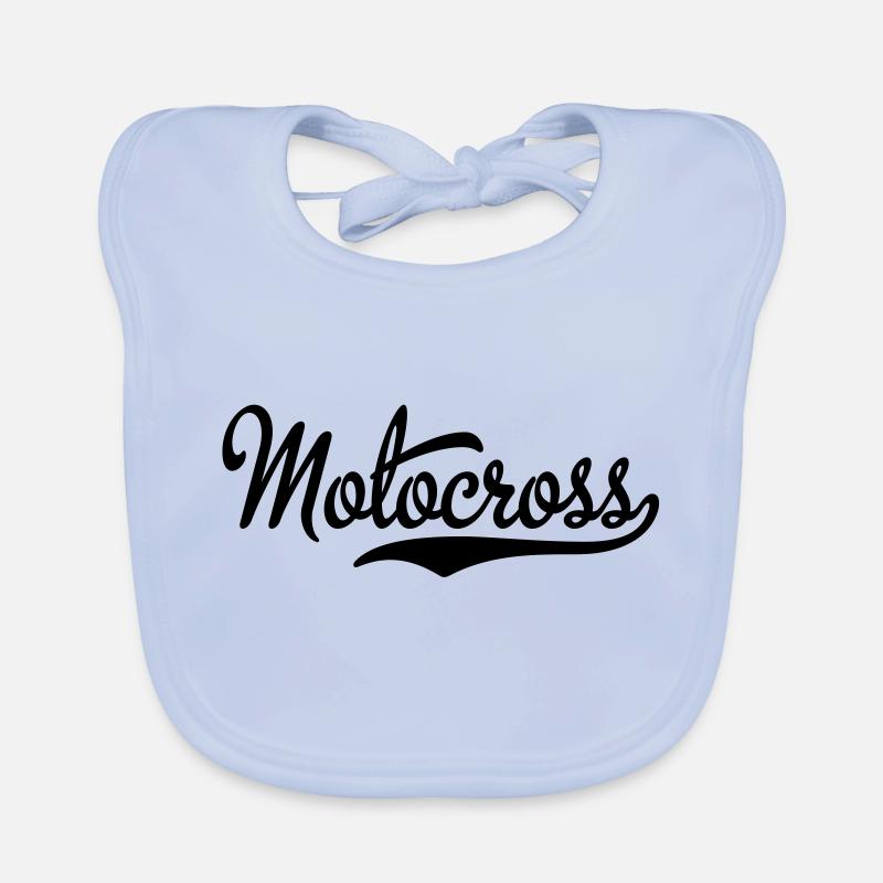motocross Organic Baby Bibs