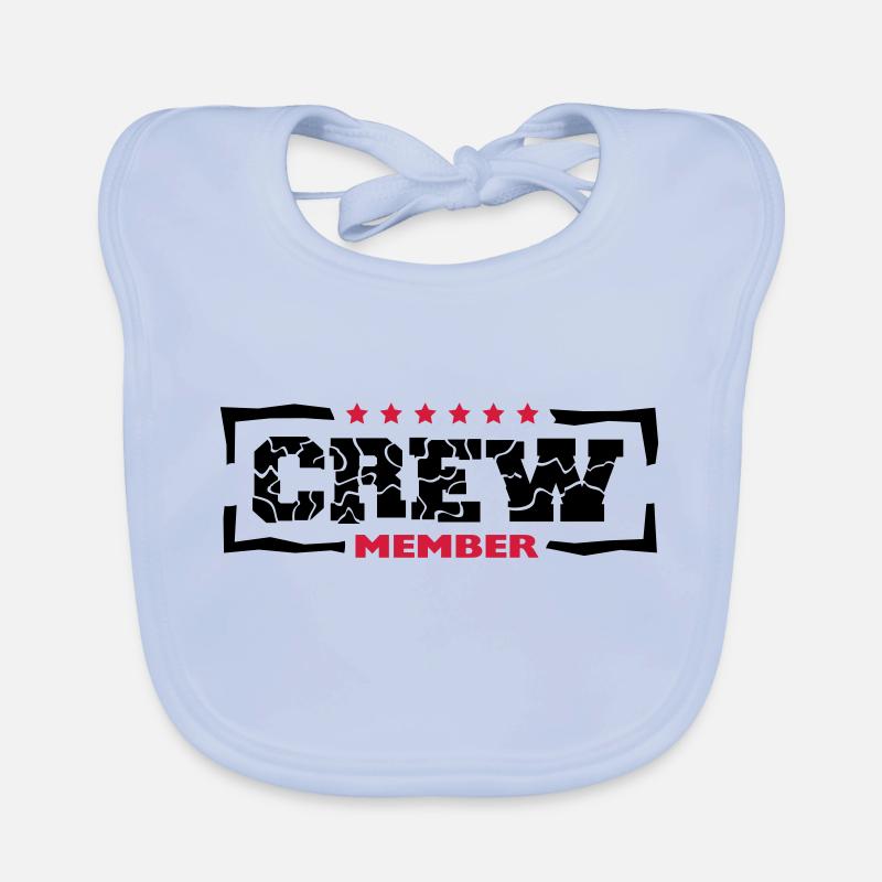 Crew Member Design Bavoir bio Bébé