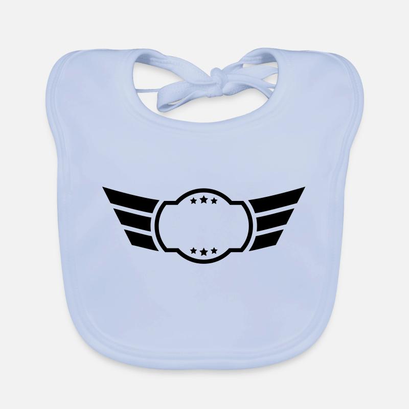 Wings Logo Baby Bio-Lätzchen