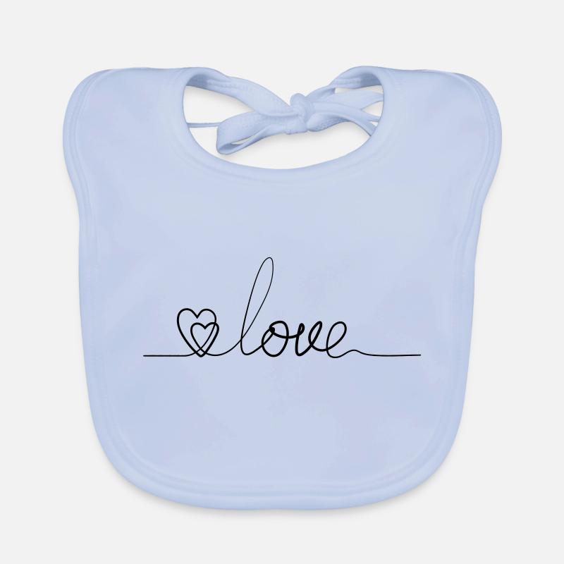 LOVE Organic Baby Bibs