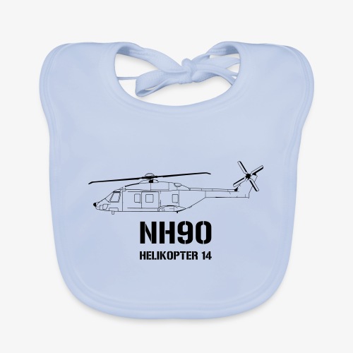 Helikopter 14 - NH 90 - Ekologisk babyhaklapp