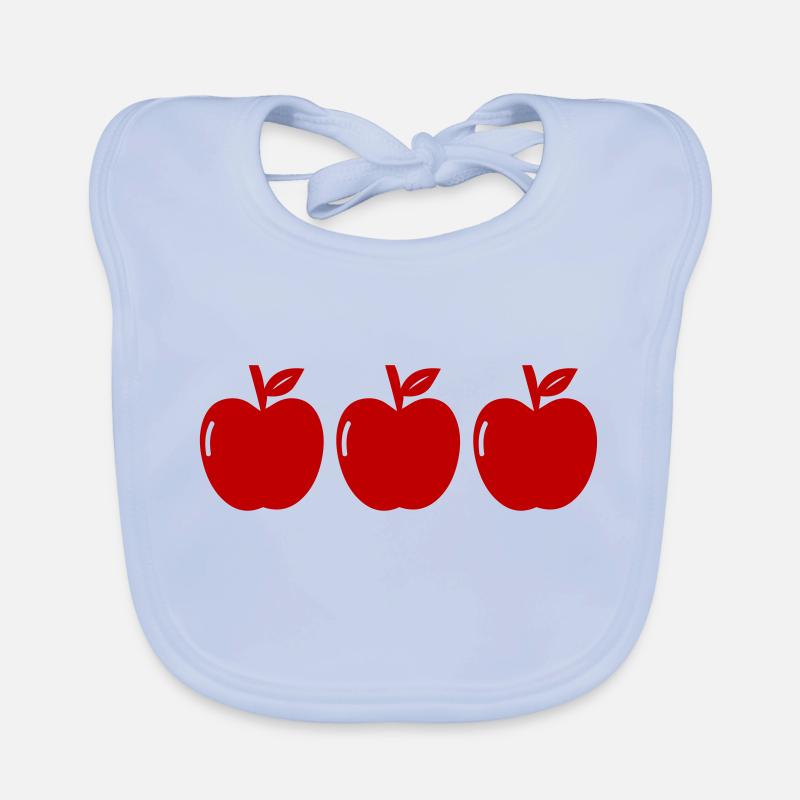 apples Organic Baby Bibs