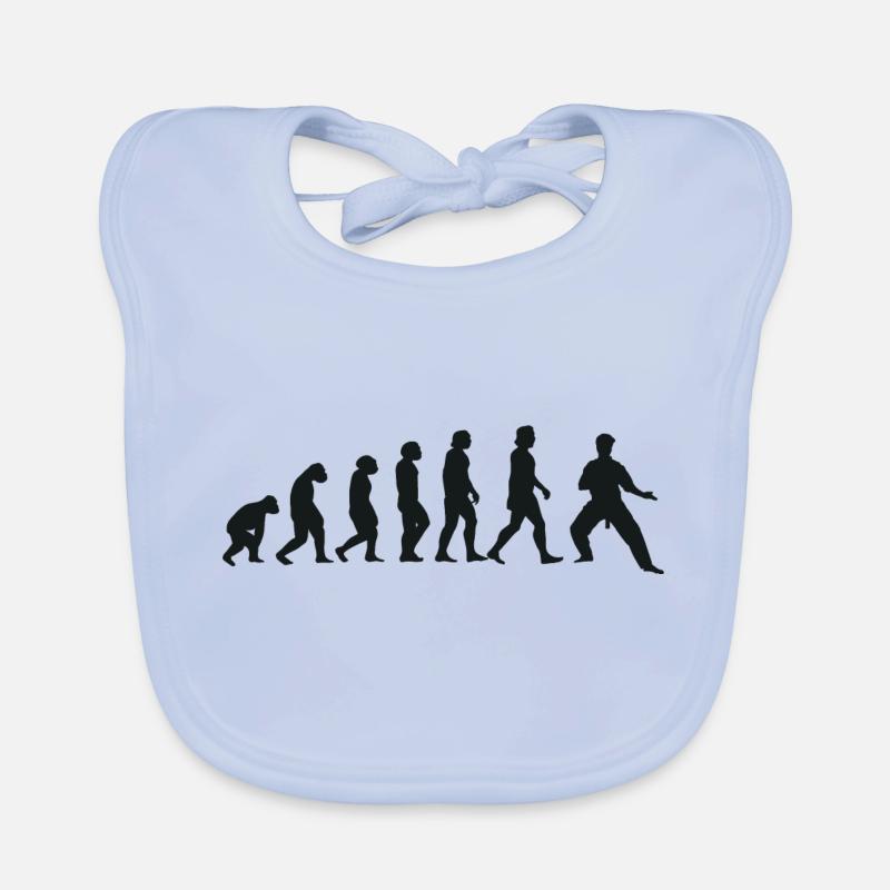 Evolution of Karate Organic Baby Bibs