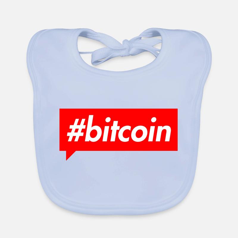 Hashtag Bitcoin Bavoir bio Bébé