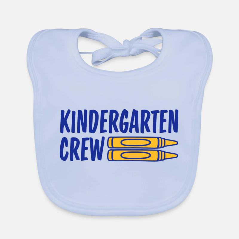 Kindergarten Crew Buntstift Team Baby Bio-Lätzchen