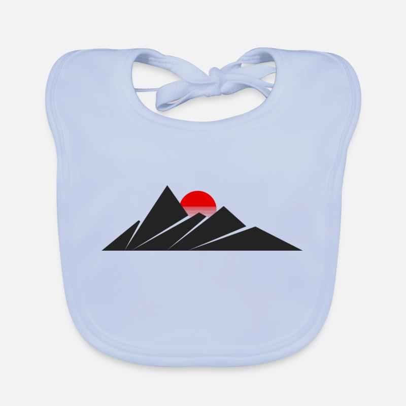 Berge Sonne Baby Bio-Lätzchen