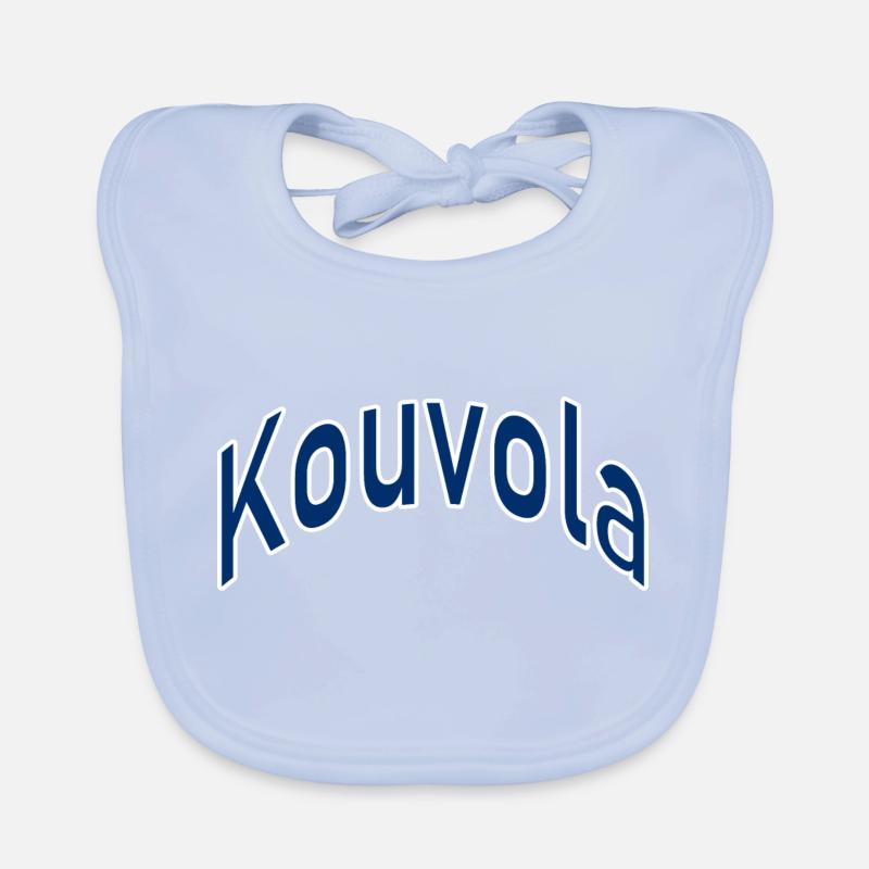 Kouvola - Bavoir bio Bébé - bleu ciel