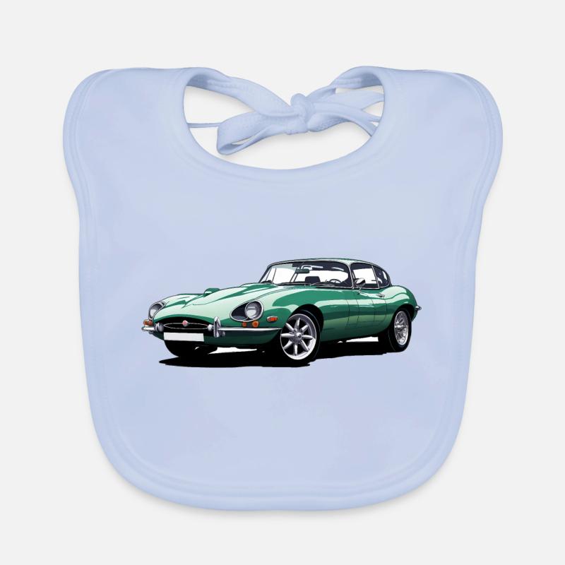 Zackenskizze vom Typ E Baby Bio-Lätzchen