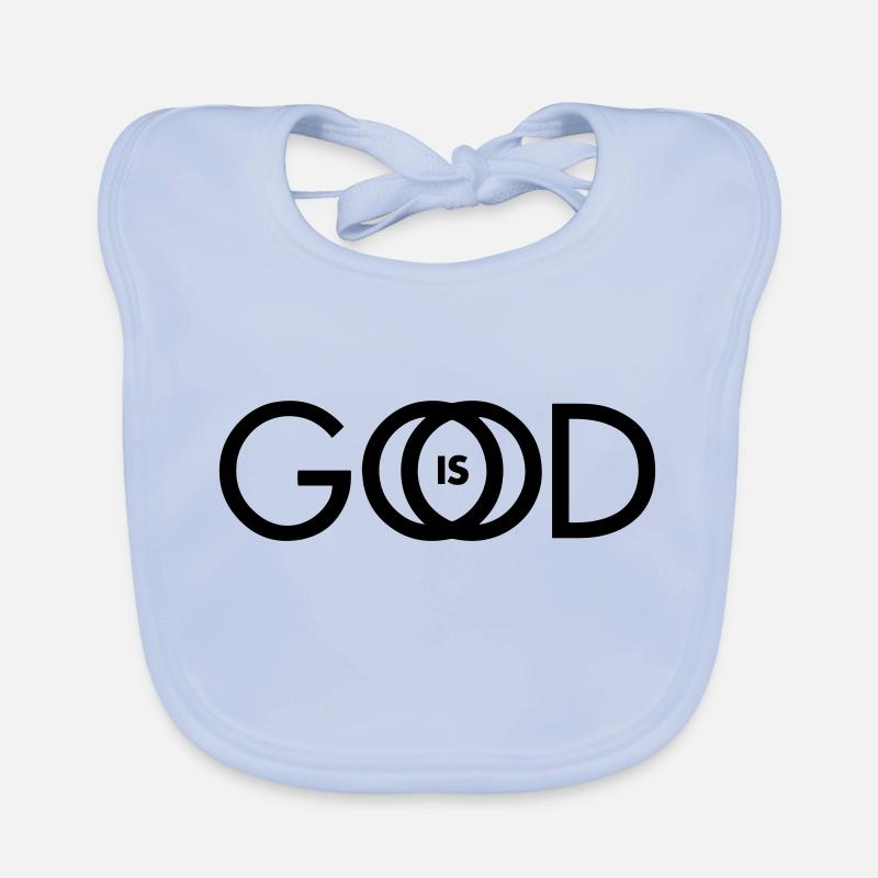 GOD IS GOOD Organic Baby Bibs