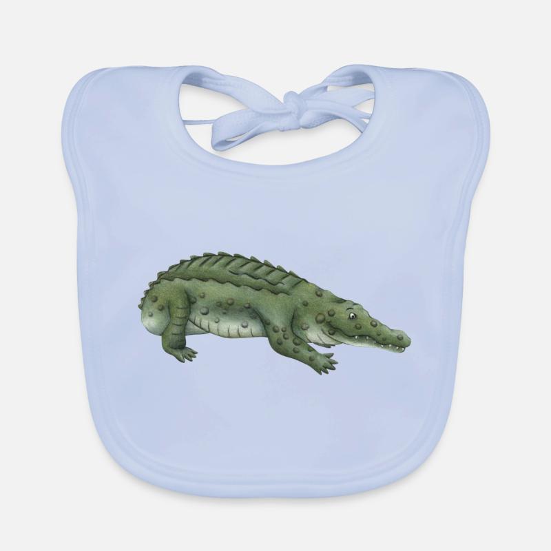 Crocodile Bavoir bio Bébé