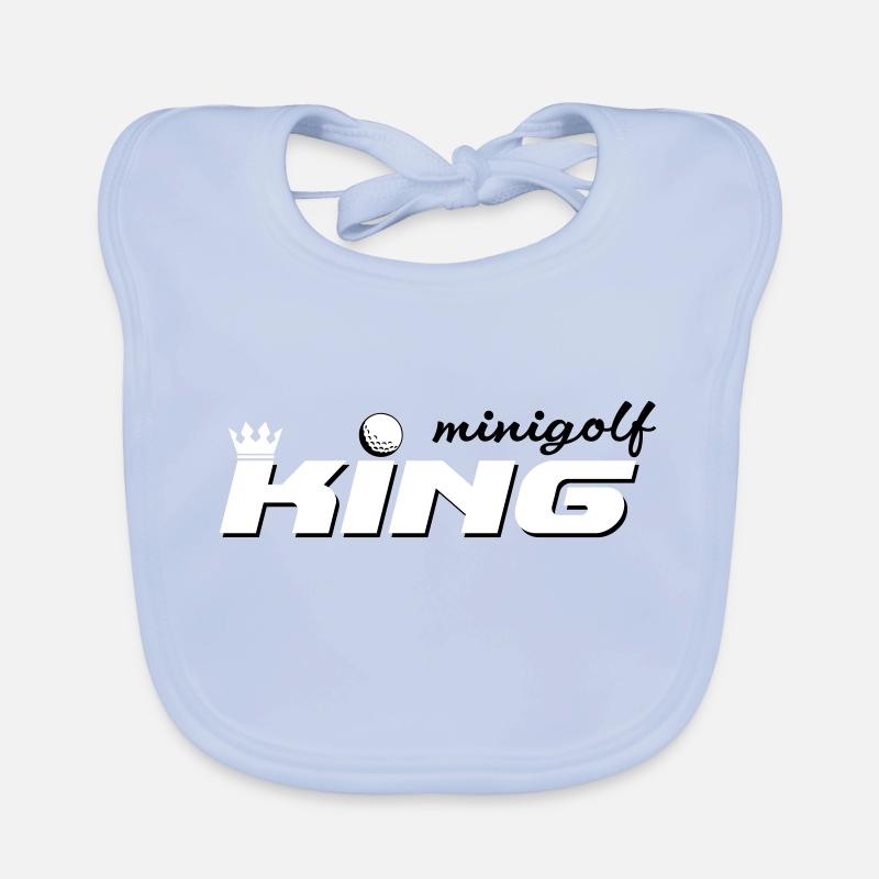 Minigolf King Baby Bio-Lätzchen