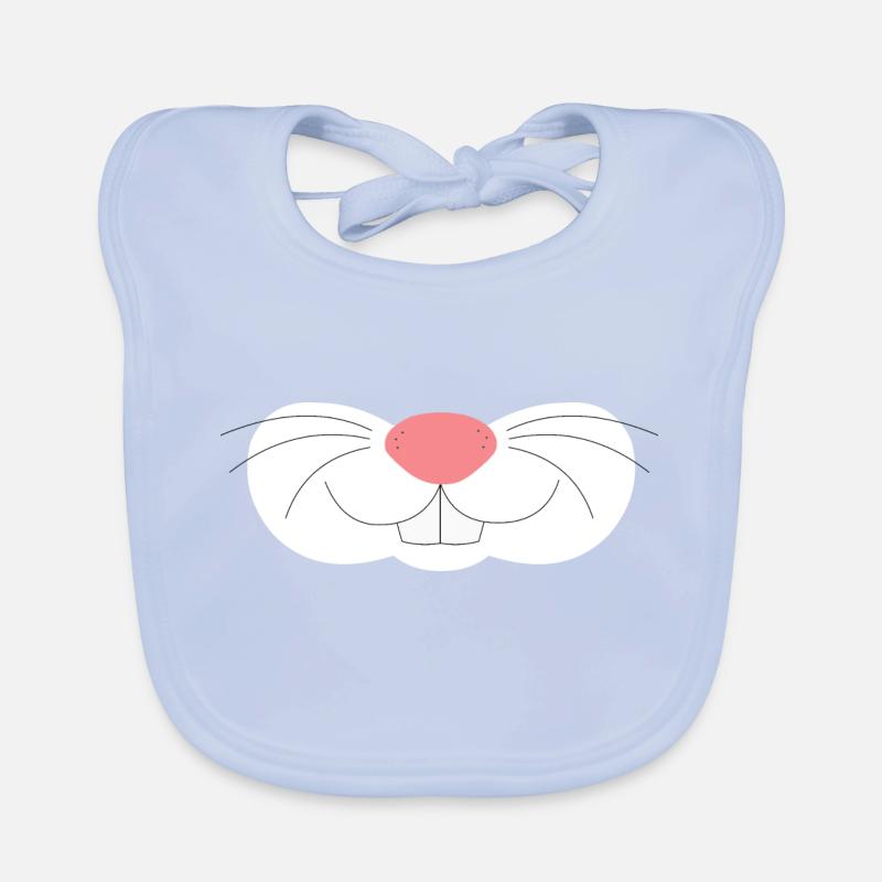 Nez de lapin mignon Bavoir bio Bébé