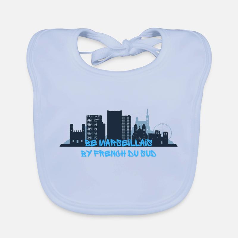 Be Marseillais ! Bavoir bio Bébé