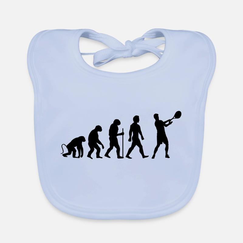 evolution tennis Baby Bio-Lätzchen