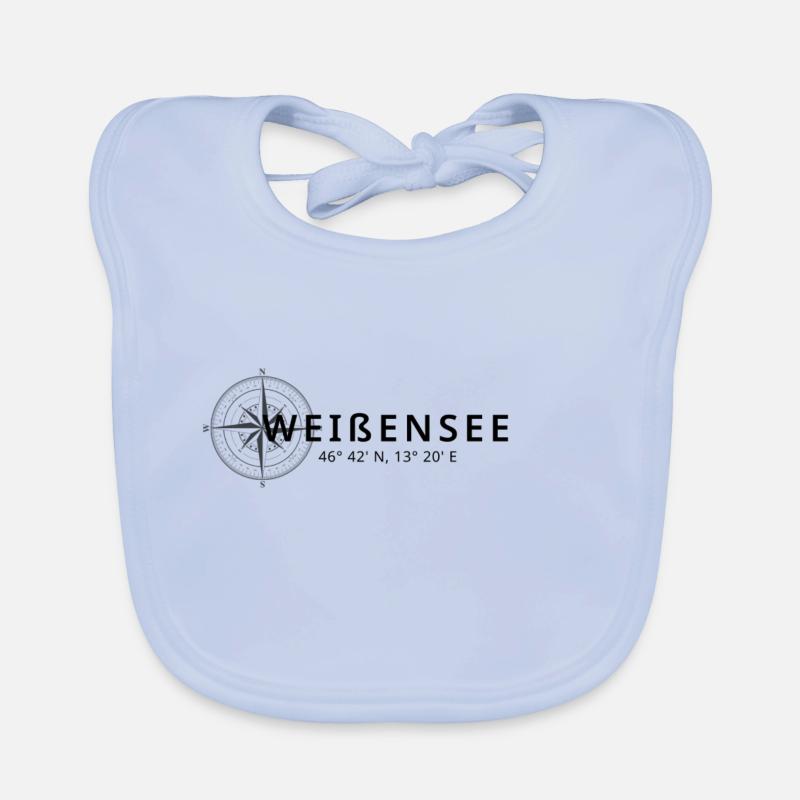 Weißensee Kompass Design Baby Bio-Lätzchen