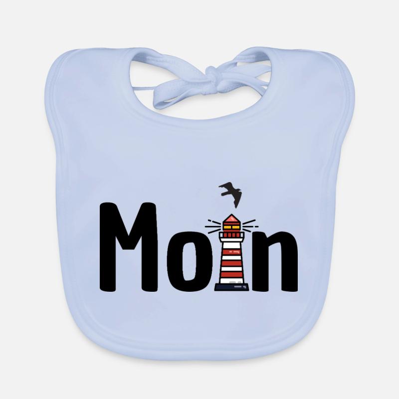 Moin Lighthouse Seagull Organic Baby Bibs