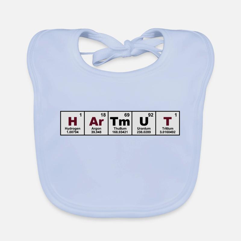 hartmut - Baby Bio-Lätzchen - sky Blue