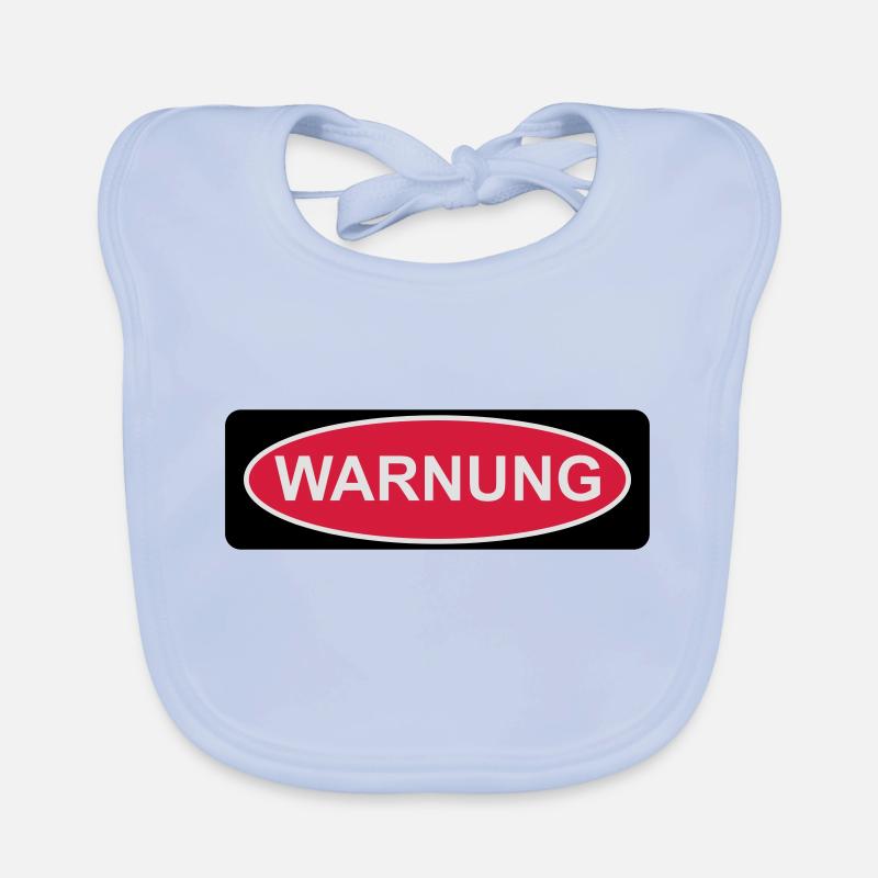 Warning Organic Baby Bibs