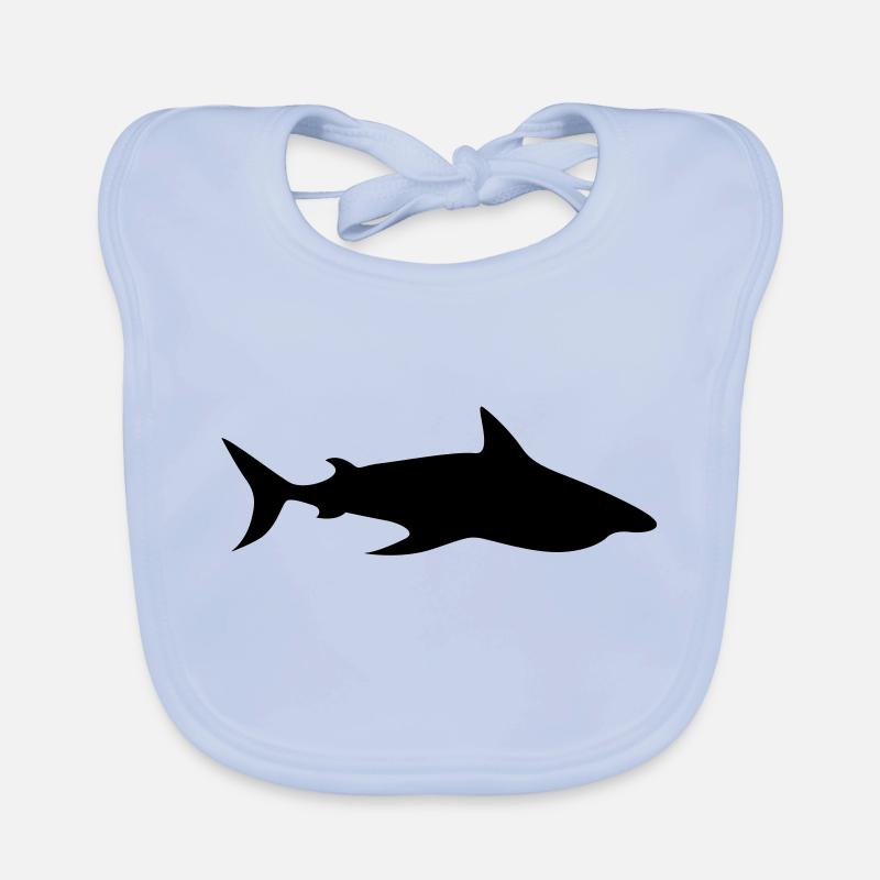 Hai Shark Bavoir bio Bébé