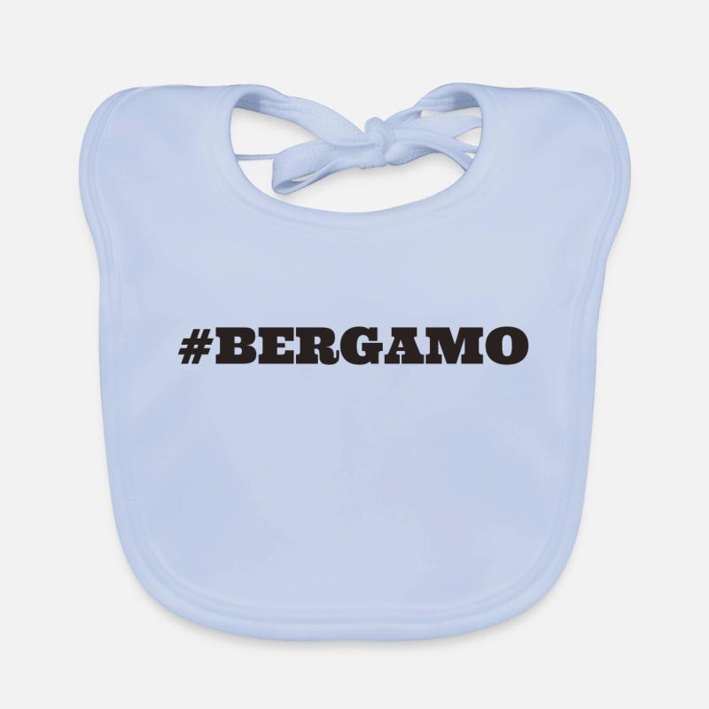 #Bergamo - Baby Bio-Lätzchen - sky Blue