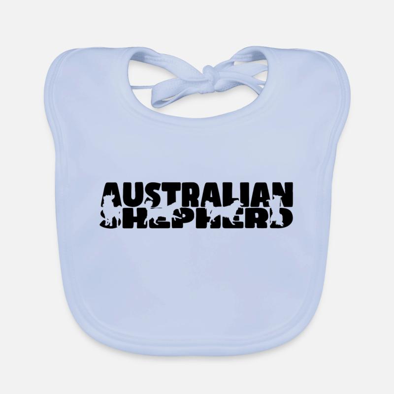 Australian Shepherd Baby Bio-Lätzchen