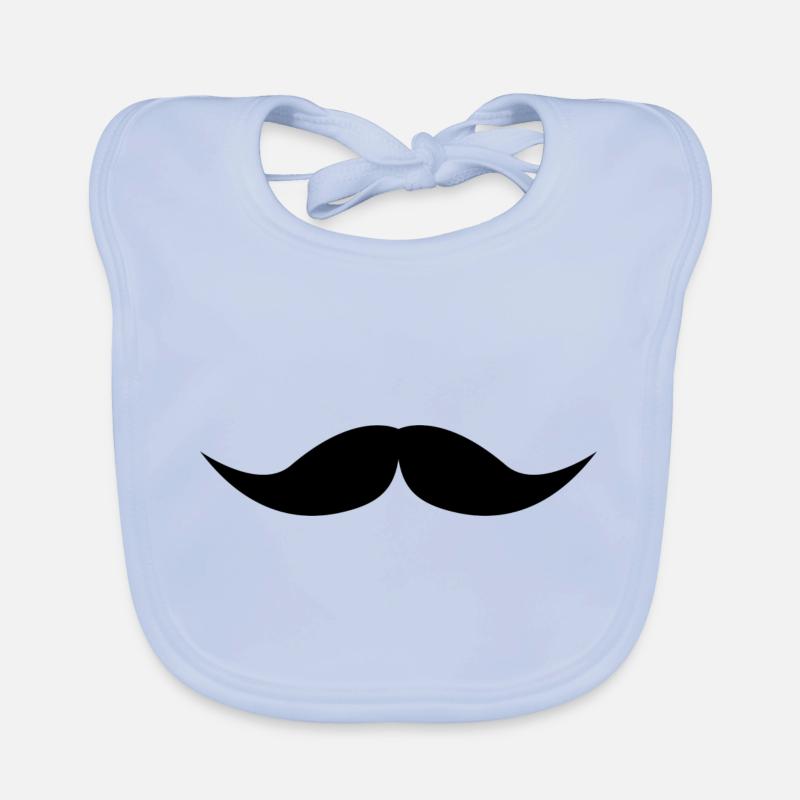 Schnurrbart Baby Bio-Lätzchen