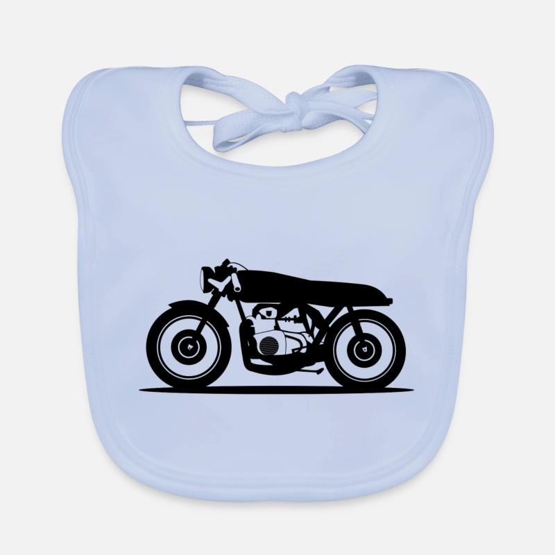 motorcycle Organic Baby Bibs