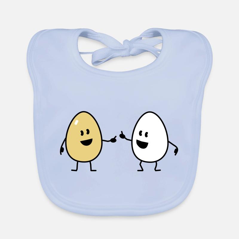 eggs Bavoir bio Bébé