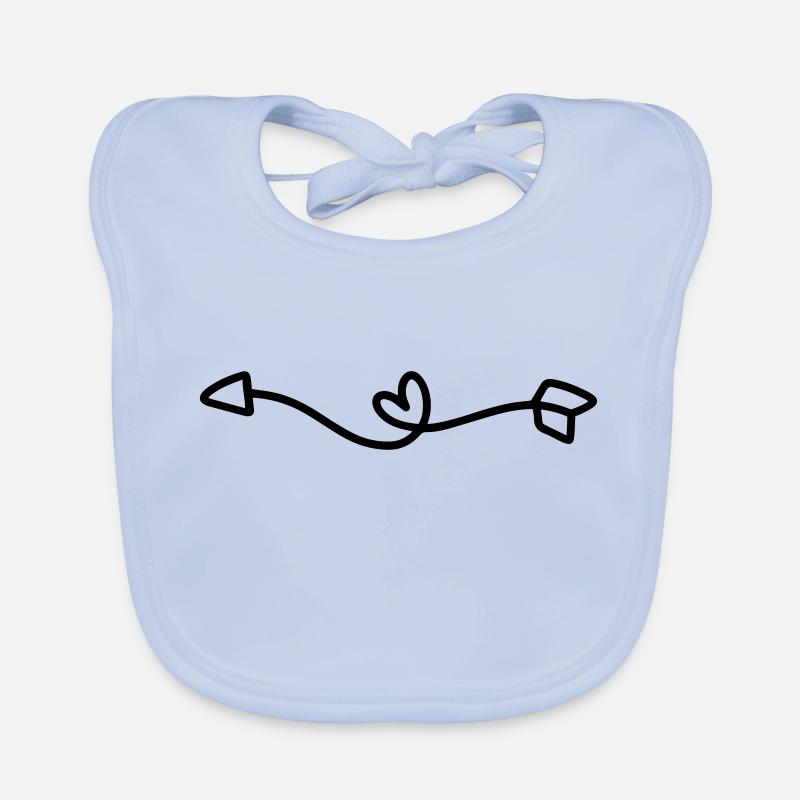 Flèche gauche | flèches Bavoir bio Bébé