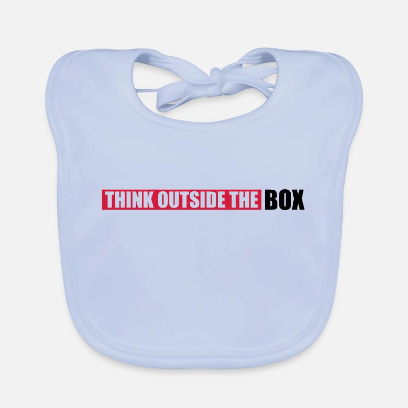 Saying Outside Thinking Organic Baby Bibs