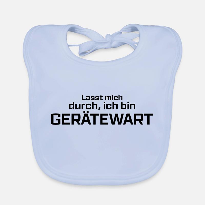Lasst mich durch, ich bin Gerätewart Baby Bio-Lätzchen