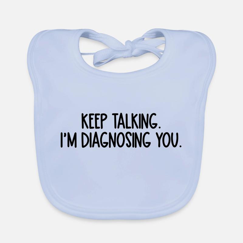 rede weiter, ich stelle eine Diagnose Baby Bio-Lätzchen