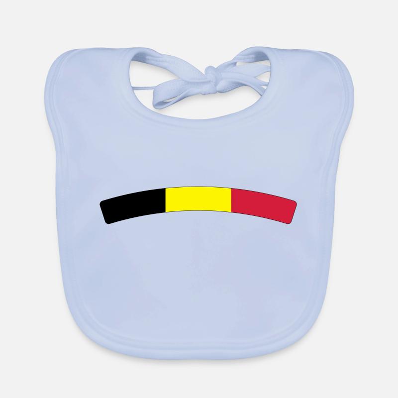 Belgique (V) Bavoir bio Bébé