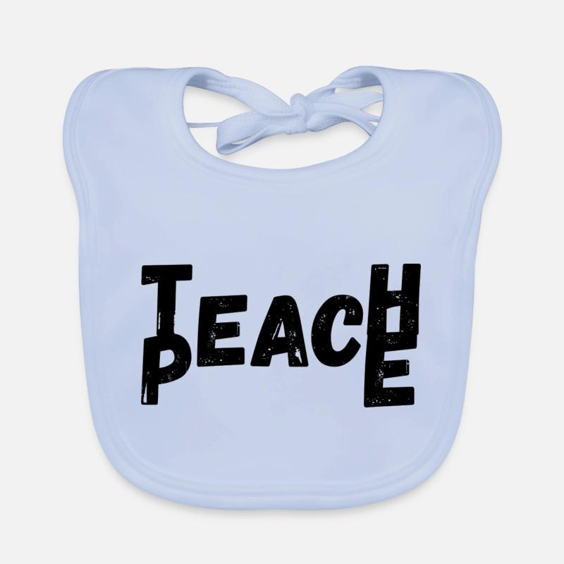 Teach Peace Baby Bio-Lätzchen