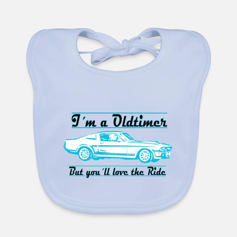 oldtimer capri Organic Baby Bibs