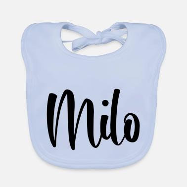 Nome Milo Bavaglino ecologico per neonato