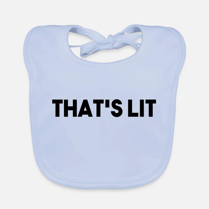 THAT'S LIT Organic Baby Bibs