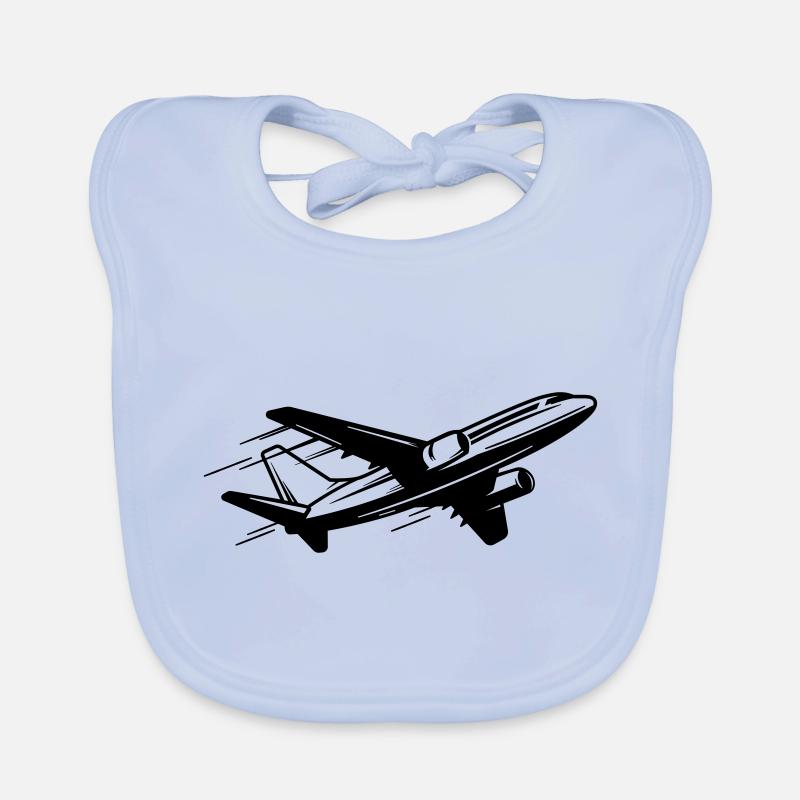 Flugzeug Baby Bio-Lätzchen