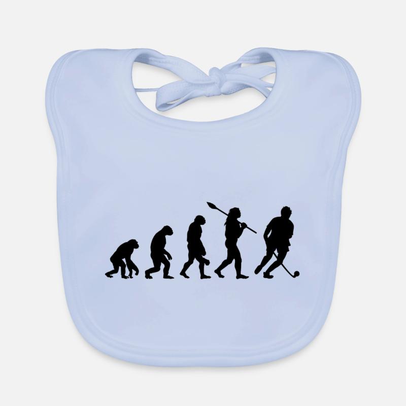 Evolution du hockey sur gazon Bavoir bio Bébé
