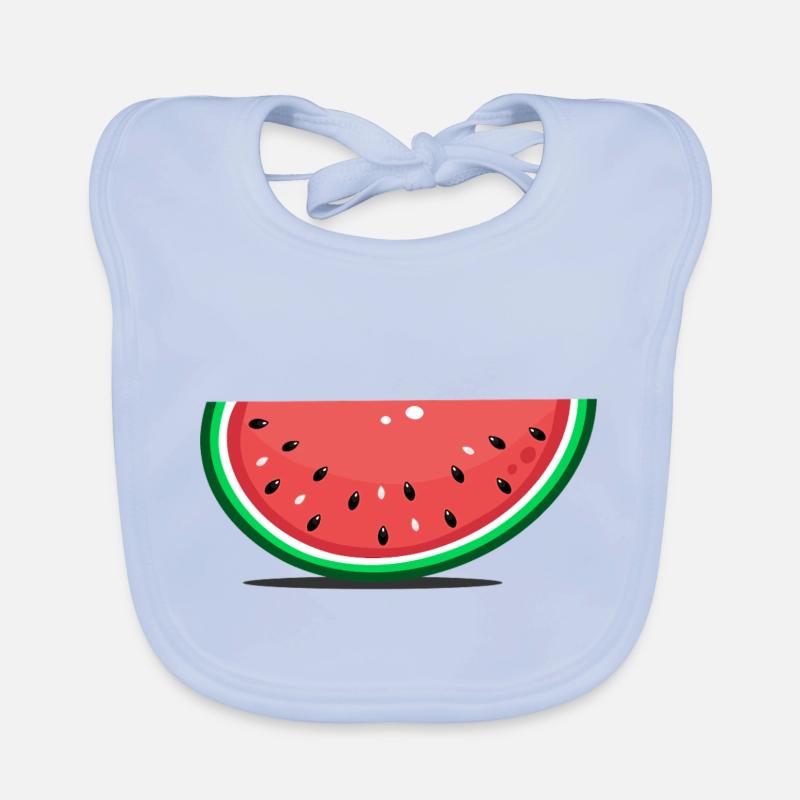 Tranche de design de pastèque Bavoir bio Bébé