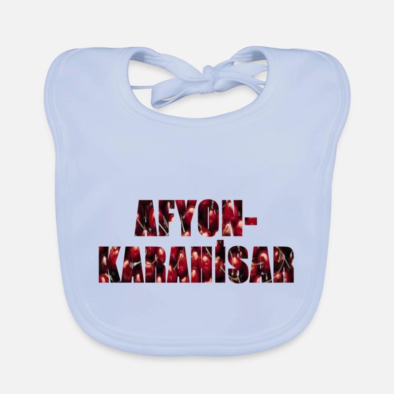 afyon cherries Organic Baby Bibs